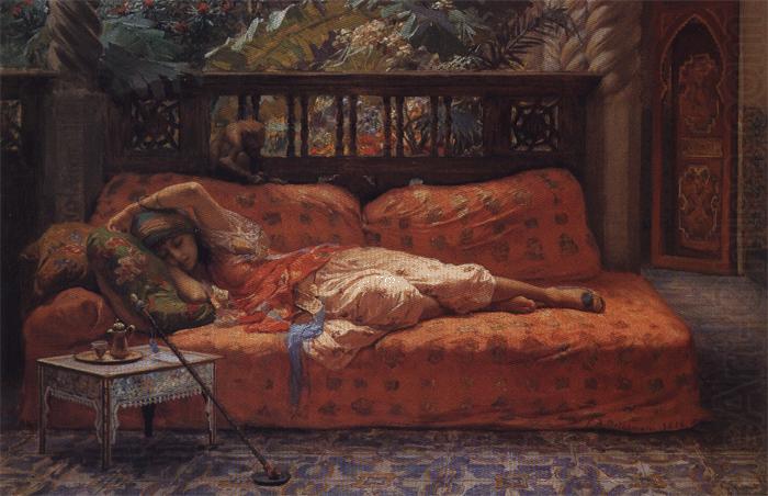 The Siesta, Frederick Arthur Bridgman